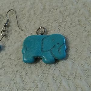 Turquoise Elephant Pendant